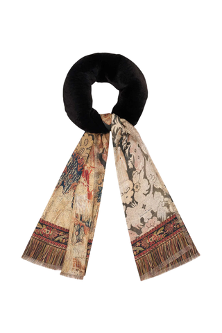 Fanory Silk Scarf 65x190 | Broccato Di Brina 519055