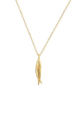 Engraved Pesca Necklace | Striped