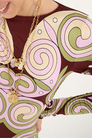 Slinky Swing Dress | Kells Swirl Placeé
