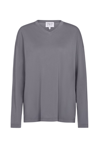 LS High V Shirt | Charcoal