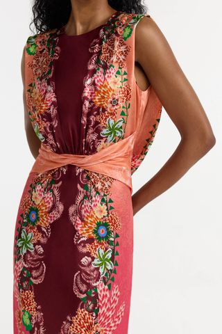 Gwen Dress | Fiori Border