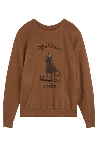 The College Sweatshirt Stetson Graphic | Tobacco