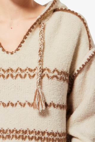 Romera Top | Ecru / Bronze