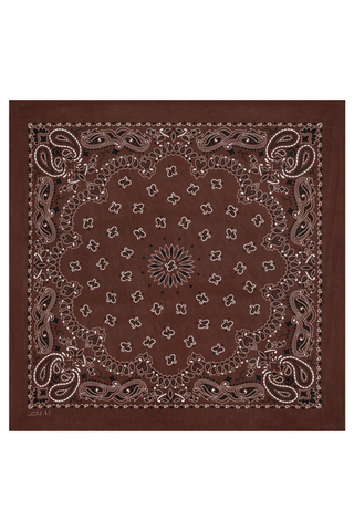 The Silk Bandana | Chocolate