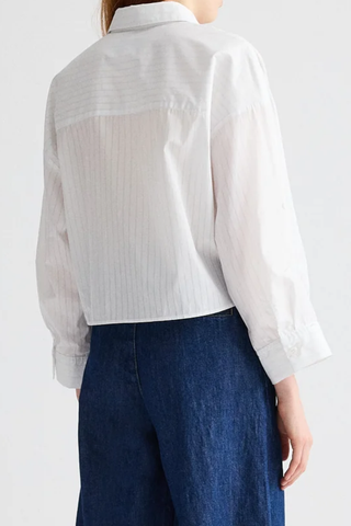 Next Ex Shirt | White/Light Blue