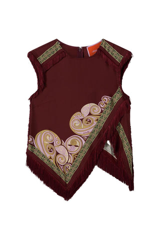 Scarf Top | Kells Swirl Placeé