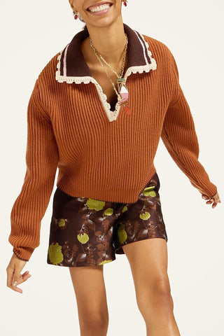 Picket High Sweater | Solid