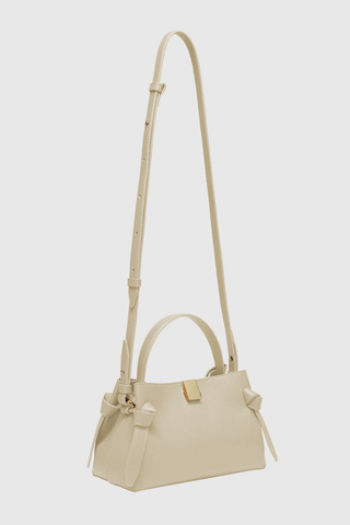 Mini Gyoza Leather Handbag | Angora
