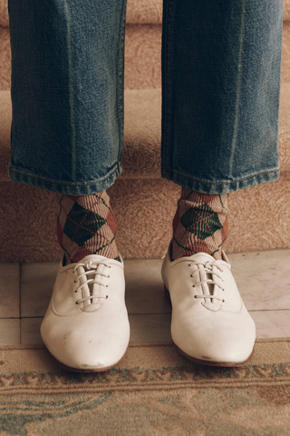 The Argyle Socks | Camel Multi