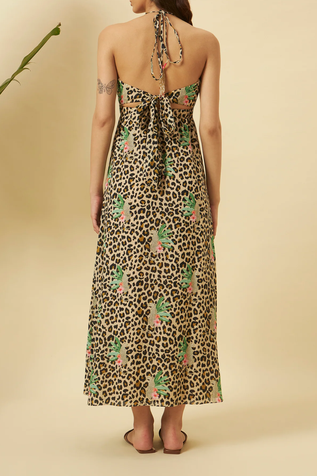 silk chiffon halter dress Silk Chiffon Halter Dress