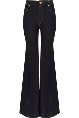 Slim Flare Jean | Onyx Blue