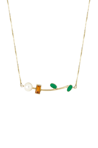 Petalos Flor Perla Necklace