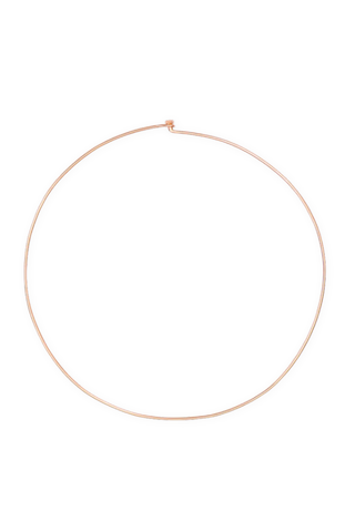 Wave Gold Wire Necklace | 16in