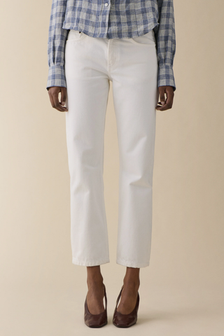 Sisli Cropped Jean | Natural White