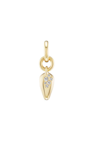 Carriage Pendant | Long Shield Diamond