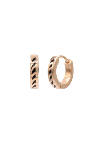 Shark Fin Hoop Earrings
