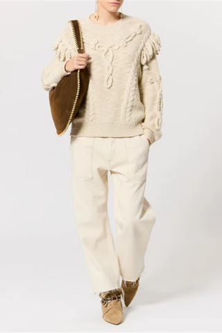Ermina Pant | Ecru