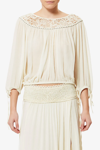 Nelida Blouse | Ecru