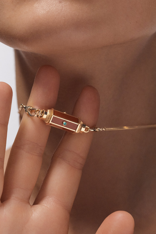 Jasper Baby Locket Necklace