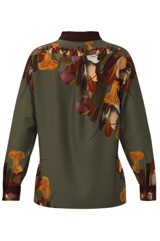Aloe Silk Shirt | Mushroom