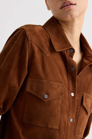 Leather Travelin Soldier Shirt | Cigar