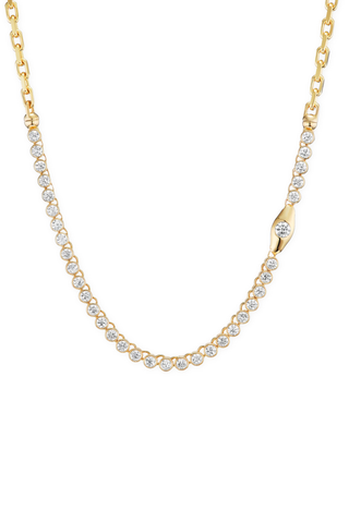 Vessel Tennis Necklace | Diamond