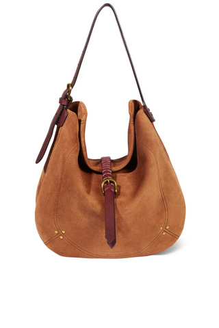 Luis Bag | Split Suede Caramel