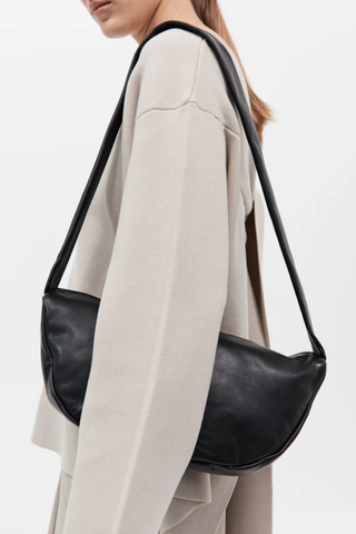Soft Crescent Bag | Black