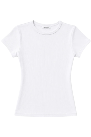 Sunset Baby Tee | White