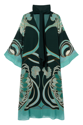 Magnifico Midi Dress | Blooming Tulip Placeé Dark Green