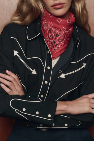 The Silk Bandana | True Red