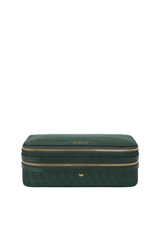 Logo Make-Up Pouch | Dark Holly