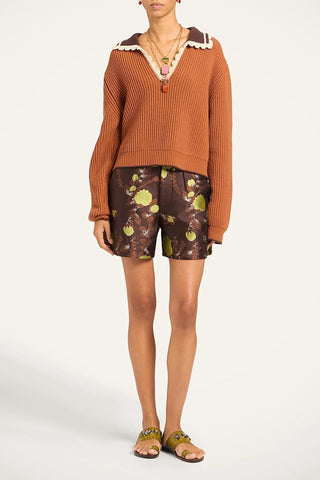 Picket High Sweater | Solid