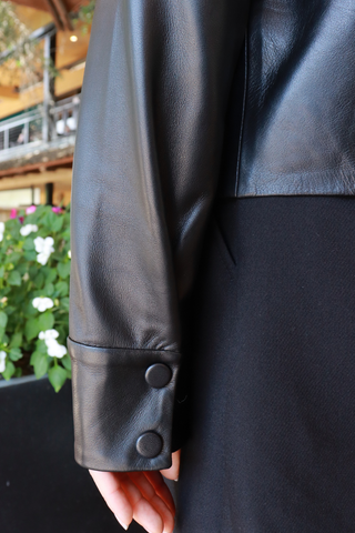 West Leather Jacket | Black