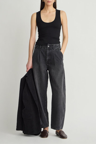 Uri Low-Cut Tank | Black
