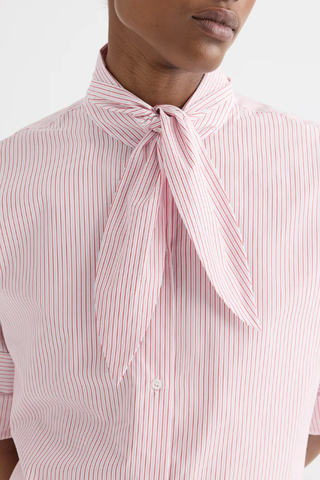 Tie One On Shirt | White / Red