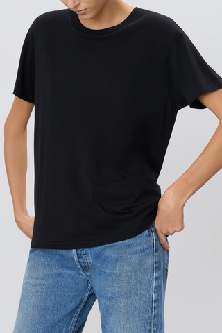 Short Sleeve Boyfriend T-Shirt | Black