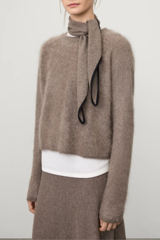 Chelsea Scarf | Truffle / Black