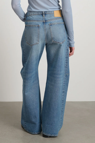 Relaxed Lasso Cuffed Jean | Jane Wash