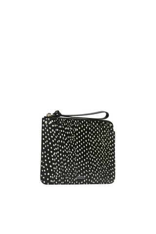 Flat Pouch | Black/Ecru