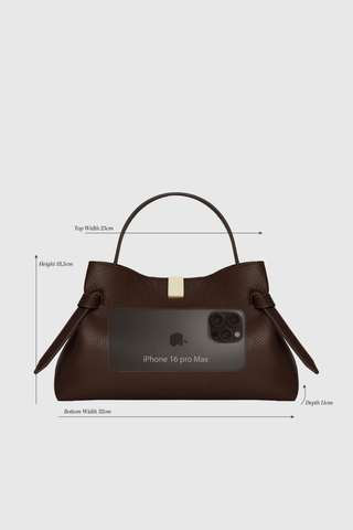 Gyoza Leather Handbag | Hazel