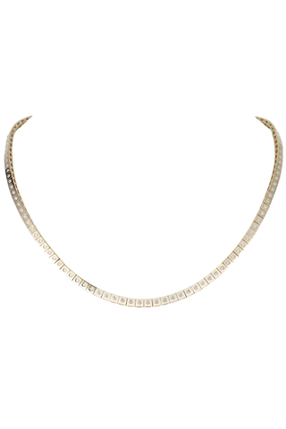 Leggo Mini Diamond Tennis Necklace