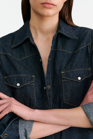 Travis Shirt | Indigo Rinse