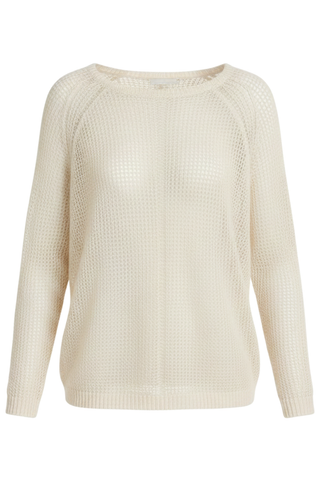 Nina Light Linen Pullover | Ivory
