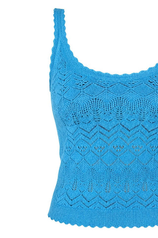 Brielle Cashmere Tank | Cerulean