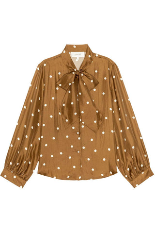The Zenith Top | Copper Bubble Dot
