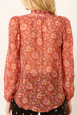 Annabel Sunset Ember Shirt | Orange Sunset