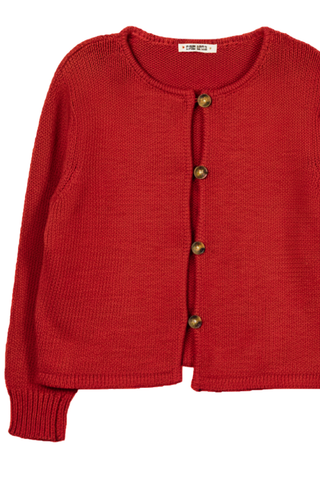 Deo Cardigan | Red