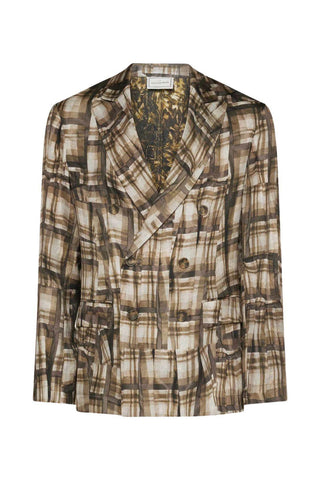 Fancy Silk Jacket | Cacao Brunito 519571