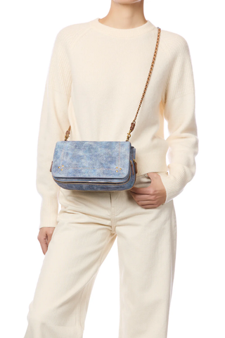 Bobi Bag | Split Suede Washed Jean's